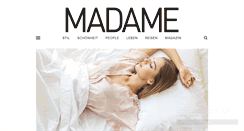 Desktop Screenshot of madame.de